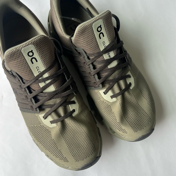On cloud Running Men\'s Athletic Shoes in Olive Green and Khaki